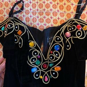 NWT Vintage Velvet 80’s Dress